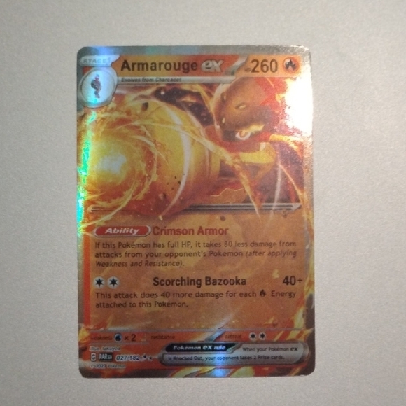 Armarouge EX Pokmon Card Armarouge EX Pokmon Card